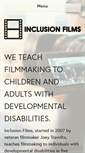 Mobile Screenshot of inclusionfilms.com