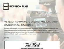 Tablet Screenshot of inclusionfilms.com